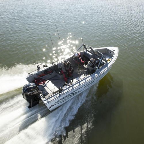 Bay boat hors-bord - 202 Offshore - Smoker Craft - à double console / de pêche sportive / max. 6 personnes