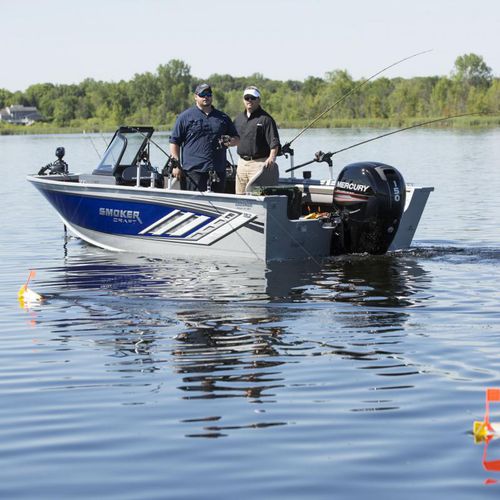 Bay boat hors-bord - Ultima 182 - Smoker Craft - à double console / de pêche sportive / max. 8 personnes