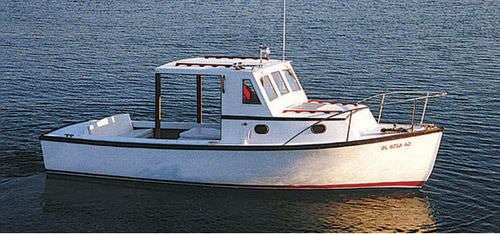 Cabin-cruiser in-bord - 24 LOBSTER YACHT - Ellis Boat - open / lobster