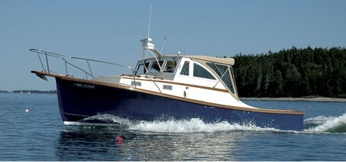 Cabin-cruiser in-bord - 28 - Ellis Boat - hard-top / lobster