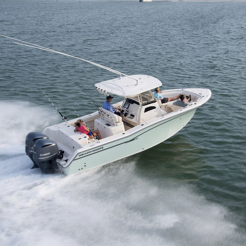 Coque open hors-bord - Canyon 271  - Grady-White - bimoteur / à console centrale / de pêche sportive