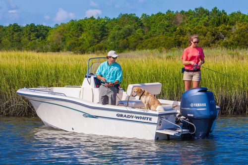 Coque open hors-bord - Fisherman 180 - Grady-White - à console centrale / de ski nautique / de pêche sportive