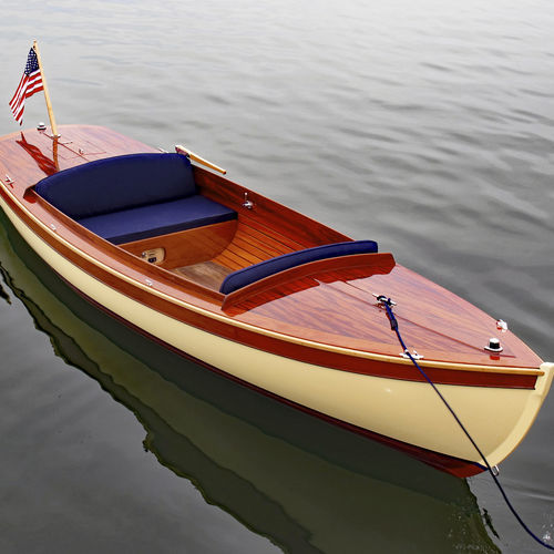 Barque in-bord - Lightning Bug - Budsin Electric Boats - électrique / semi-rigide / de pêche