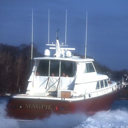 Motor-yacht de croisière - MAGPIE - Lyman Morse - avec timonerie / 1 cabine