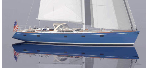 Sailing-yacht de course-croisière - 65 OFFSHORE - Lyman Morse - à cockpit ouvert / bout-dehors