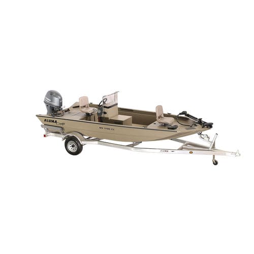 Jon boat hors-bord - MV1756 AW CC - Alumacraft - à console centrale / de pêche sportive / en aluminium