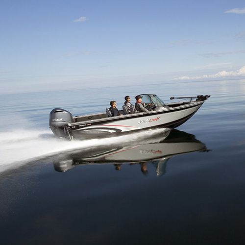 Bay boat hors-bord - TROPHY 205 - Alumacraft - à double console / de pêche sportive / en aluminium
