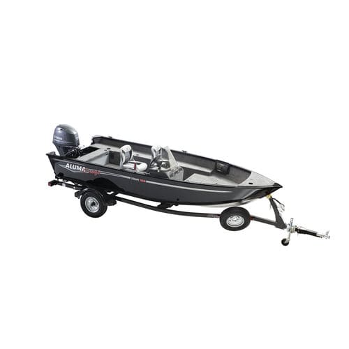 Bay boat hors-bord - ESCAPE 165 CS - Alumacraft - à console latérale / de pêche sportive / en aluminium