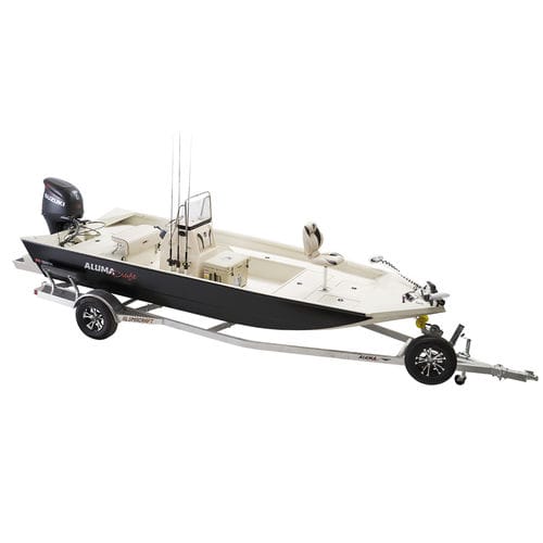Bay boat hors-bord - MV2072 AW BAY - Alumacraft - à console centrale / de pêche sportive / en aluminium