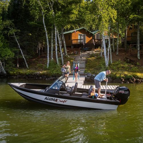 Bay boat hors-bord - FSX 185 - Alumacraft - à double console / open / bow-rider