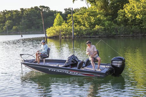 Bass boat hors-bord - PRO TEAM 175 TF® - Fisher - à console latérale / open / de pêche sportive