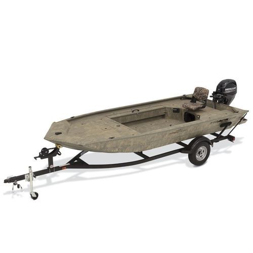 Jon boat hors-bord - GRIZZLY® 1654 T SPORTSMAN - Fisher - open / de pêche sportive / en aluminium