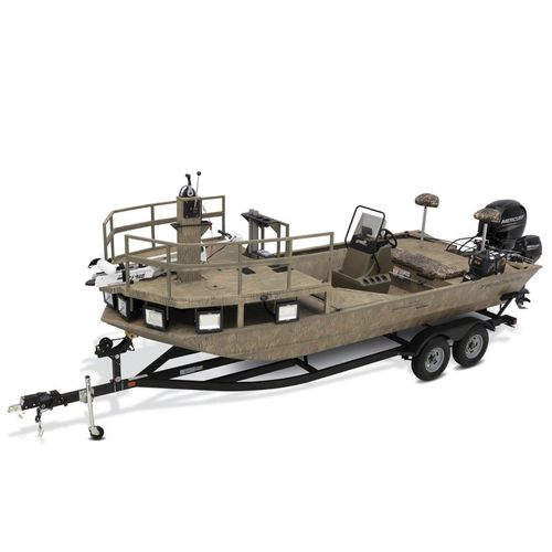 Jon boat hors-bord - GRIZZLY® 2072 CC Sportsman Kicker - Fisher - à console centrale / open / de pêche sportive