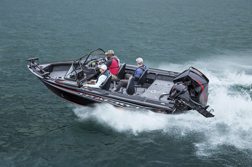 Bass boat hors-bord - TARGA™ V-18 WT - Fisher - à double console / open / de pêche sportive