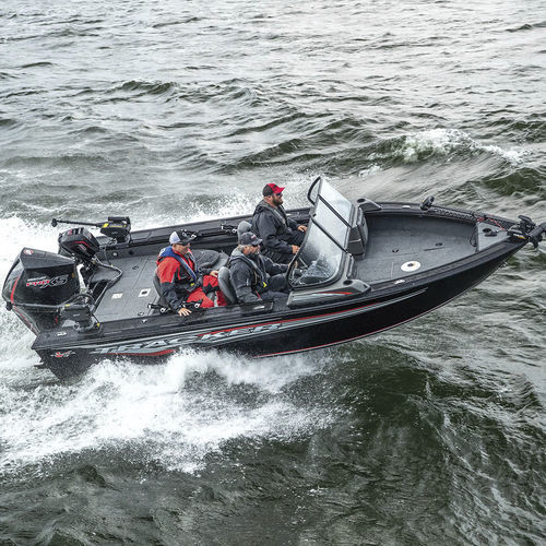Bay boat hors-bord - TARGA™ V-19 WT - Fisher - open / à double console / de pêche sportive