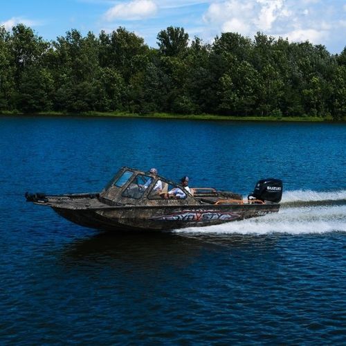 Jon boat hors-bord - Dynasty - SeaArk Boats - open / à double console / de pêche sportive