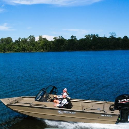 Jon boat hors-bord - Protege - SeaArk Boats - open / à double console / pour la pêche