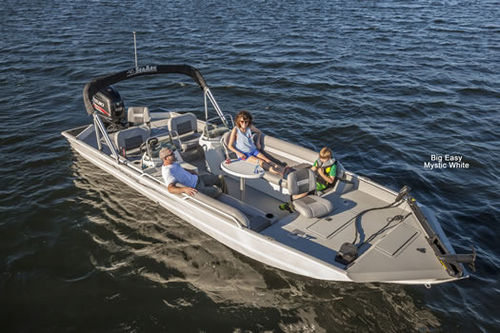 Deck-boat hors-bord - BIG EASY - SeaArk Boats - open / à console latérale / de pêche sportive