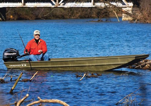 Jon boat hors-bord - TOPPER 1436 - Tracker - de pêche sportive / en aluminium / max. 2 personnes