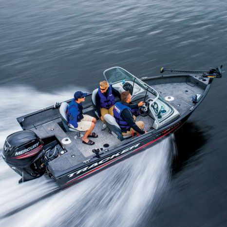 Bay boat hors-bord - Pro Guide™ V-16 WT - Tracker - à double console / de pêche sportive / en aluminium
