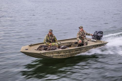 Jon boat hors-bord - GRIZZLY® 1654 T Sportsman - Tracker - de pêche sportive / en aluminium / max. 4 personnes