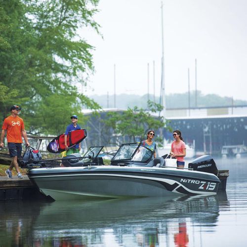 Bass boat hors-bord - ZV19 Sport - Nitro - à double console / de pêche sportive / max. 6 personnes