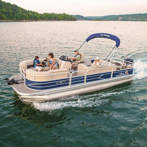 Bateau ponton hors-bord - SportFish™ 22 DLX - Sun Tracker - tri-tube / de pêche sportive / max. 10 personnes