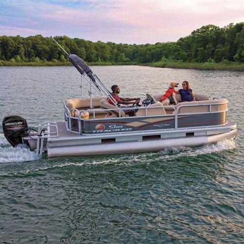 Bateau ponton hors-bord - PARTY BARGE® 18 DLX - Sun Tracker - max. 9 personnes