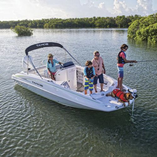 Deck-boat hors-bord - 2150 CC - Tahoe - de wakeboard / de ski nautique / max. 10 personnes