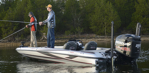 Bass boat hors-bord - 21 TRX PATRIOT - Triton Boats - à console latérale / de pêche sportive