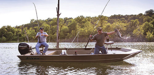 Jon boat hors-bord - 1860 MVX - Triton Boats - de pêche sportive / en aluminium / max. 8 personnes