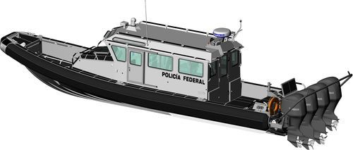 Bateau de surveillance - SAFE 38 - Safe Boats - hors-bord / en aluminium