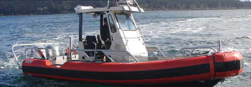 Bateau de surveillance - SAFE 23 - Safe Boats - hors-bord / en aluminium / bateau pneumatique semi-rigide