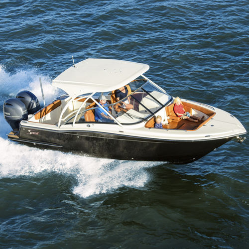 Runabout hors-bord - 255 Dorado - Scout Boats - bimoteur / à double console / bow-rider