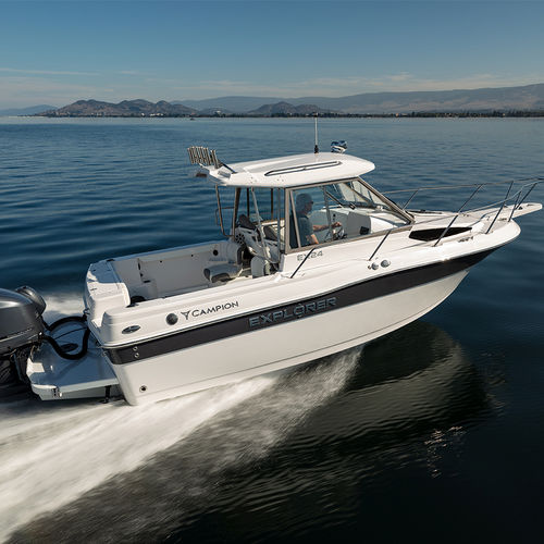 Runabout hors-bord - EX22DC - Campion - à double console / open / de ski nautique