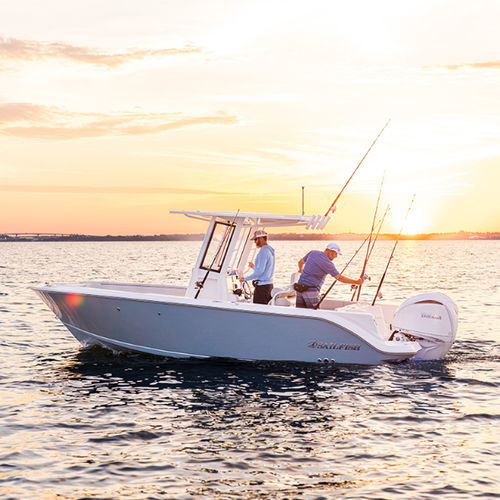 Coque open hors-bord - 232 CC - Sailfish - électrique / carène à redan / à console centrale