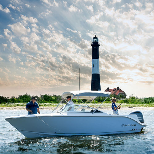 Runabout hors-bord - 236 DC - Sailfish - carène à redan / à double console / bow-rider