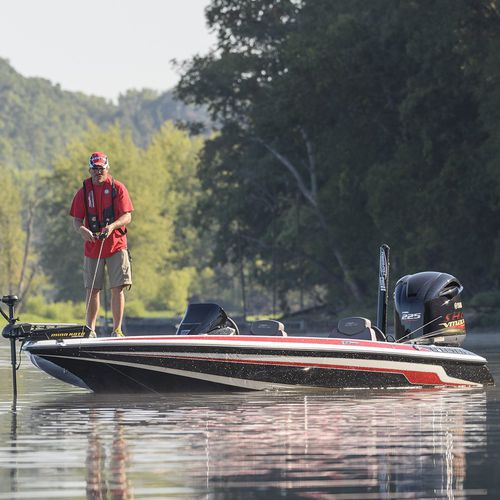 Bass boat hors-bord - ZX225 - Skeeter - à double console / de pêche sportive