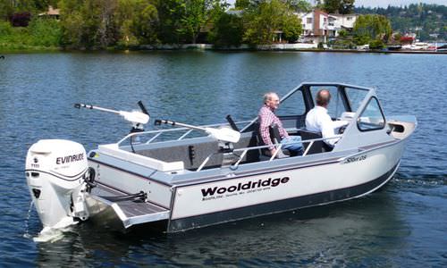 Coque open hors-bord - 18' SPORT OFFSHORE - Wooldridge - à double console / de pêche sportive / offshore
