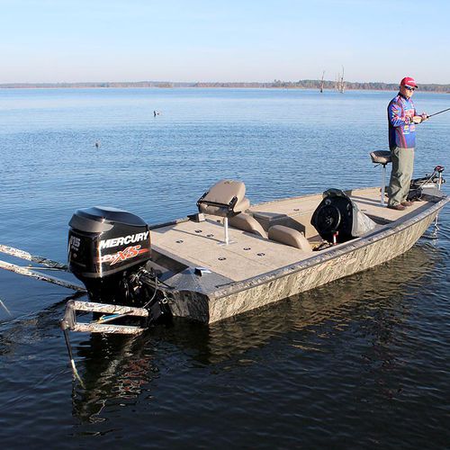 Bass boat hors-bord - 761 Renegade - War Eagle - à console latérale / de pêche sportive