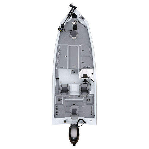 Bass boat hors-bord - X21 Pro  - Xpress - à console latérale / de pêche sportive / max. 4 personnes