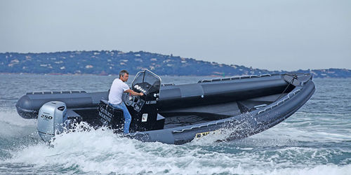 Bateau de support pour la plongée - 750  - Master - hors-bord / bateau pneumatique semi-rigide