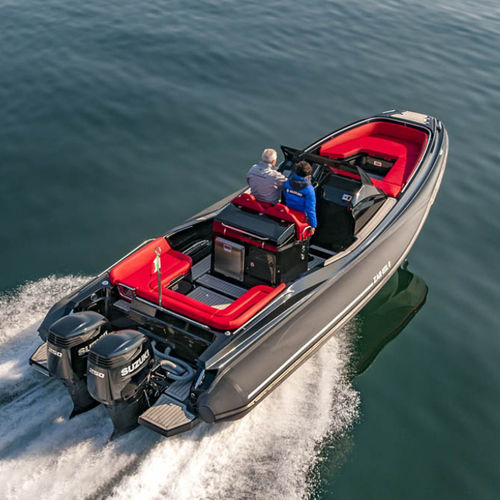 Bateau pneumatique hors-bord - 85 SL - Zar Formenti - bimoteur / semi-rigide / open