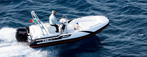 Bateau pneumatique hors-bord - 47 - Zar Formenti - semi-rigide / open / à console latérale