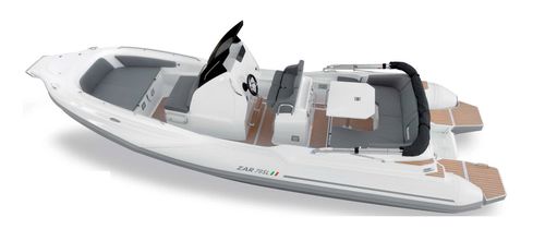 Bateau pneumatique hors-bord - 79 SL PLUS - Zar Formenti - semi-rigide / open / à console centrale