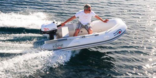 Bateau pneumatique hors-bord - TS 280 - Ribeye - semi-rigide / à console jockey / en aluminium