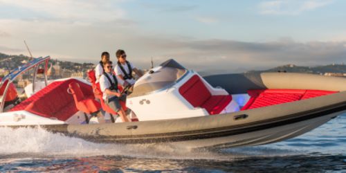 Bateau pneumatique hors-bord - Revenger 32  - Ribeye - bimoteur / RIB / à console centrale