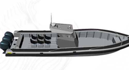 Bateau de surveillance - 1200 ALURAID - Sillinger - bateau de sauvetage / bateau de support pour la plongée / bateau de service portuaire