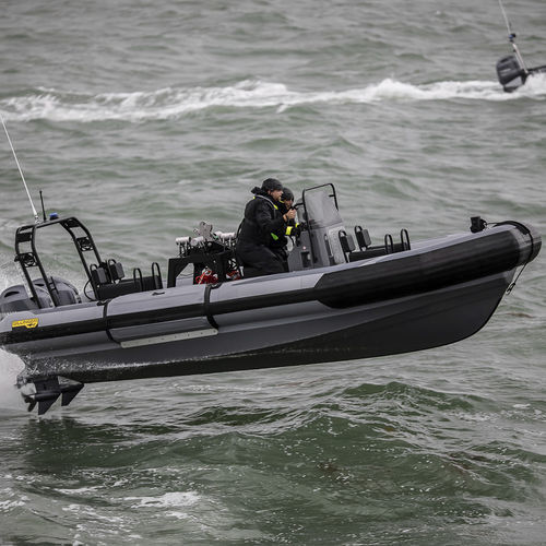 Bateau de surveillance - 670 PRORAID - Sillinger - bateau de sauvetage / bateau de support pour la plongée / bateau de service portuaire