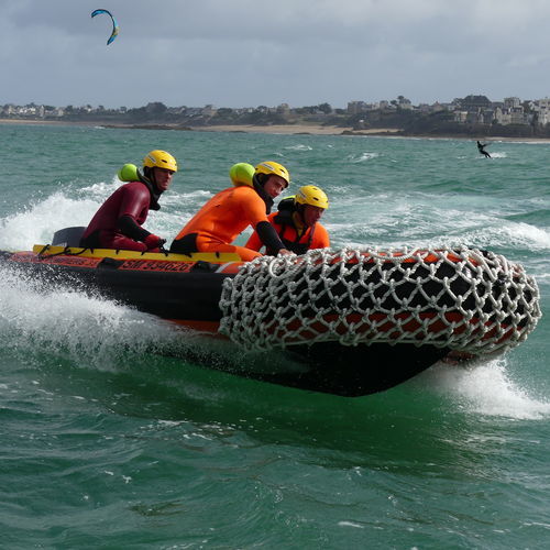 Bateau de sauvetage - 425 PRORAID - Sillinger - bateau de service portuaire / hors-bord / en polyester